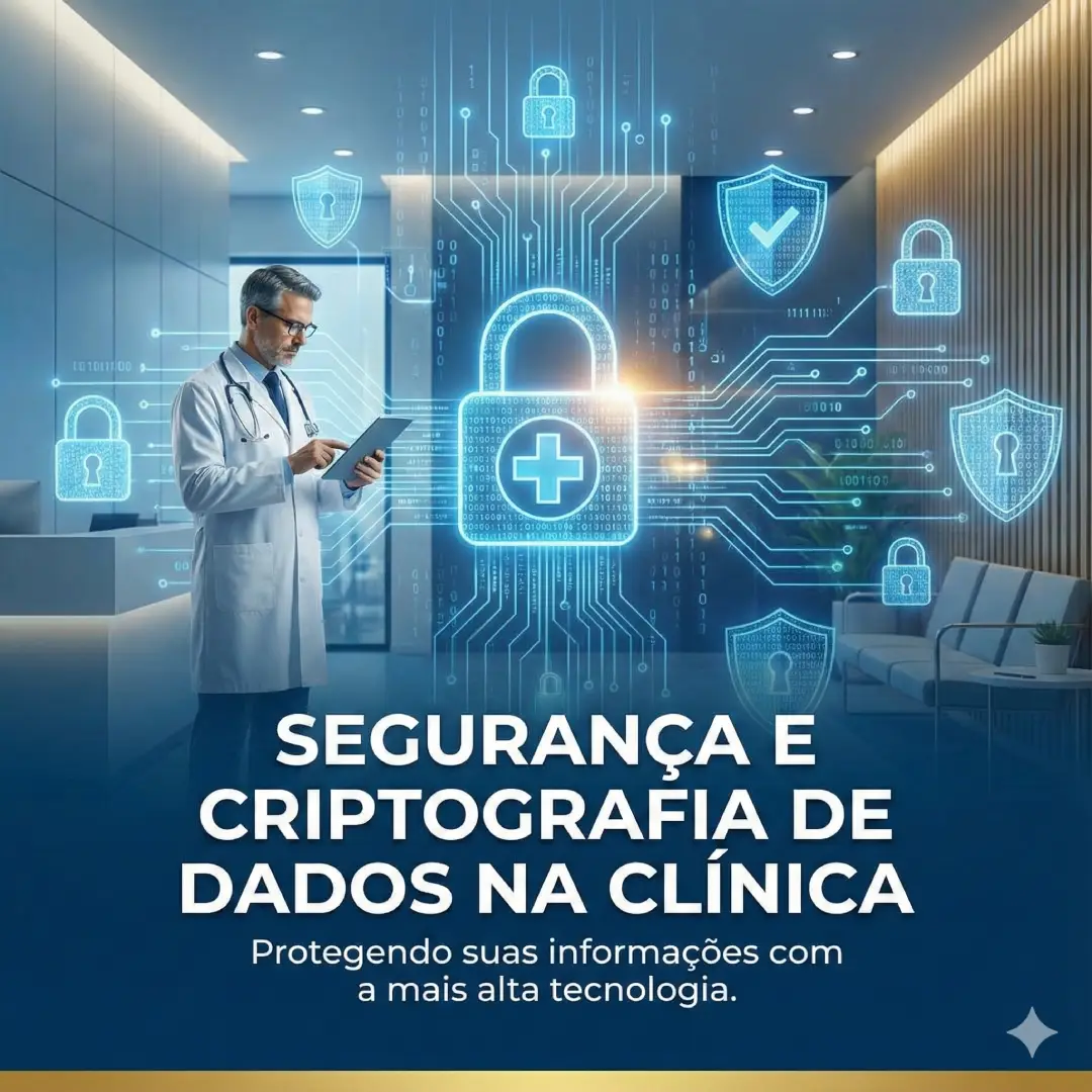 Segurança e criptografia de dados na clínica